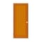 Codel Doors 36" x 80" x 1-3/8" Fir 1-Panel Interior Shaker 7-1/4" RH Prehung Door with Black Hinges 3068fir8401RH1D714 - alternate 1